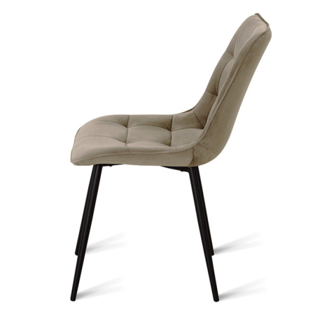 Стул B105 (B105 LATTE VL10, BK)